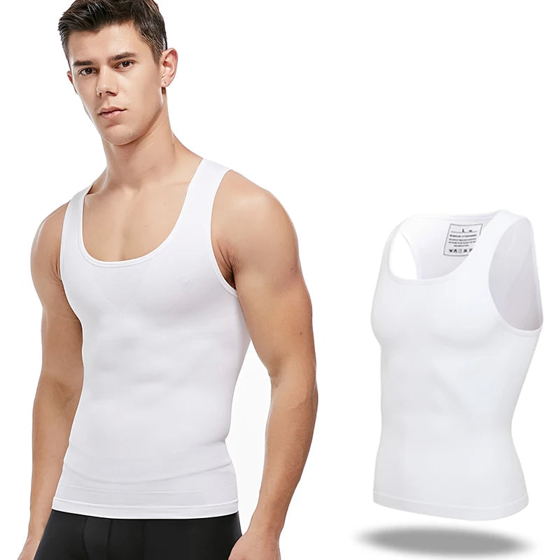 Compression Body Shaper Vest - Tummy Control Slimming Shirt