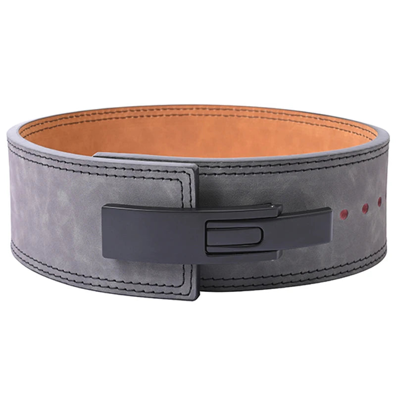 cowhide lever belt