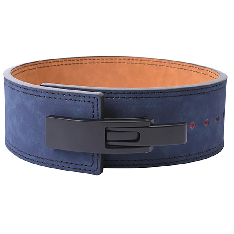 cowhide lever belt