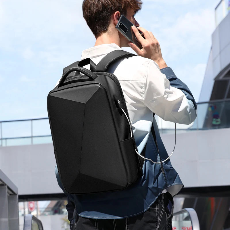 Anti-Theft Waterproof Laptop Backpack With USB Charging