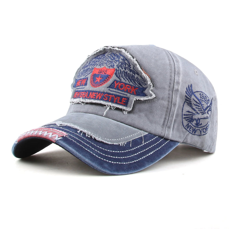 Xthree Cotton Letter Baseball Cap - Casual Summer Snapback Hat