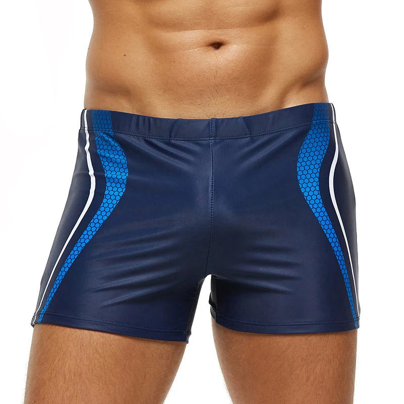 ESCATCH Shark Swim Trunks - Quick Dry Padded Swimsuit Shorts