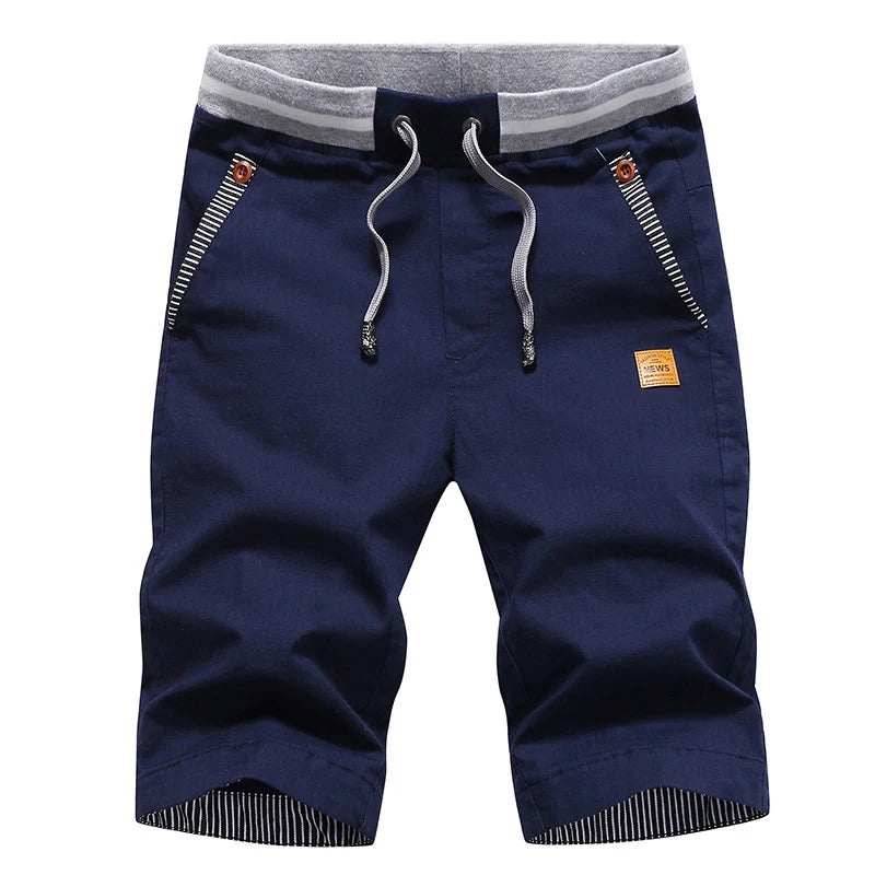 DIMUSI Summer Cargo Shorts - Breathable Elastic Waist Beach Shorts