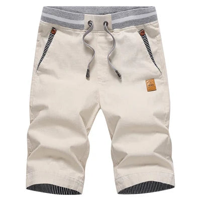 DIMUSI Summer Cargo Shorts - Breathable Elastic Waist Beach Shorts