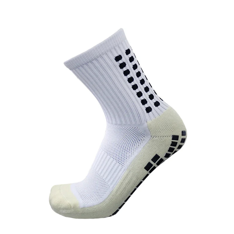 Anti-Slip Soccer Grip Socks - Cotton Football Training Socks