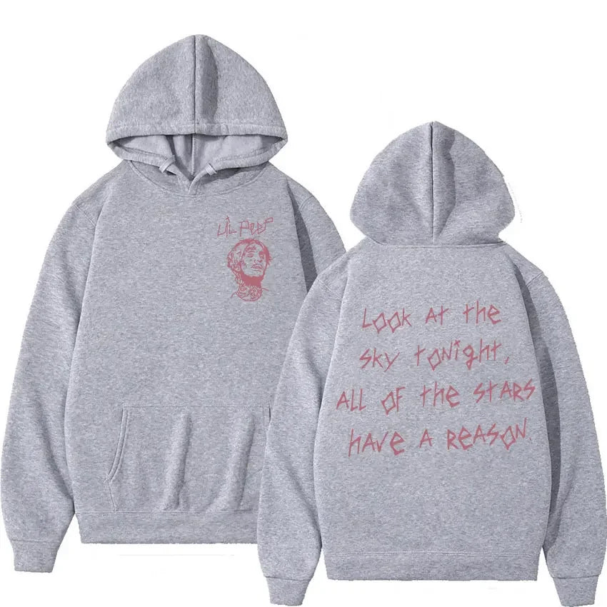 Gothic Concert Graphic Hoodie - Hip Hop Pullover Sweatshirt