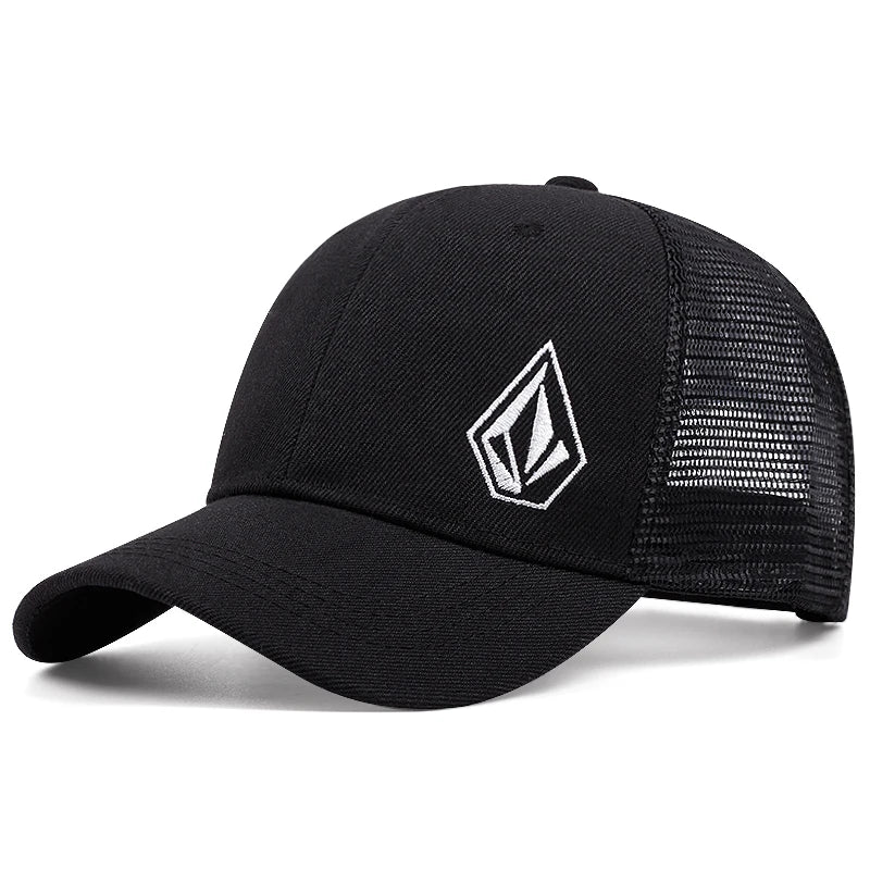Minimalist Mesh Embroidered Baseball Hat - Diamond Street Cap
