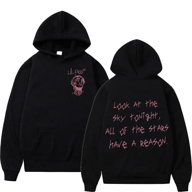 Gothic Concert Graphic Hoodie - Hip Hop Pullover Sweatshirt
