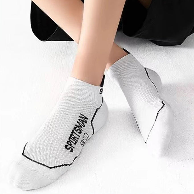 Breathable Mesh Ankle Socks Set - Summer Athletic Short Socks