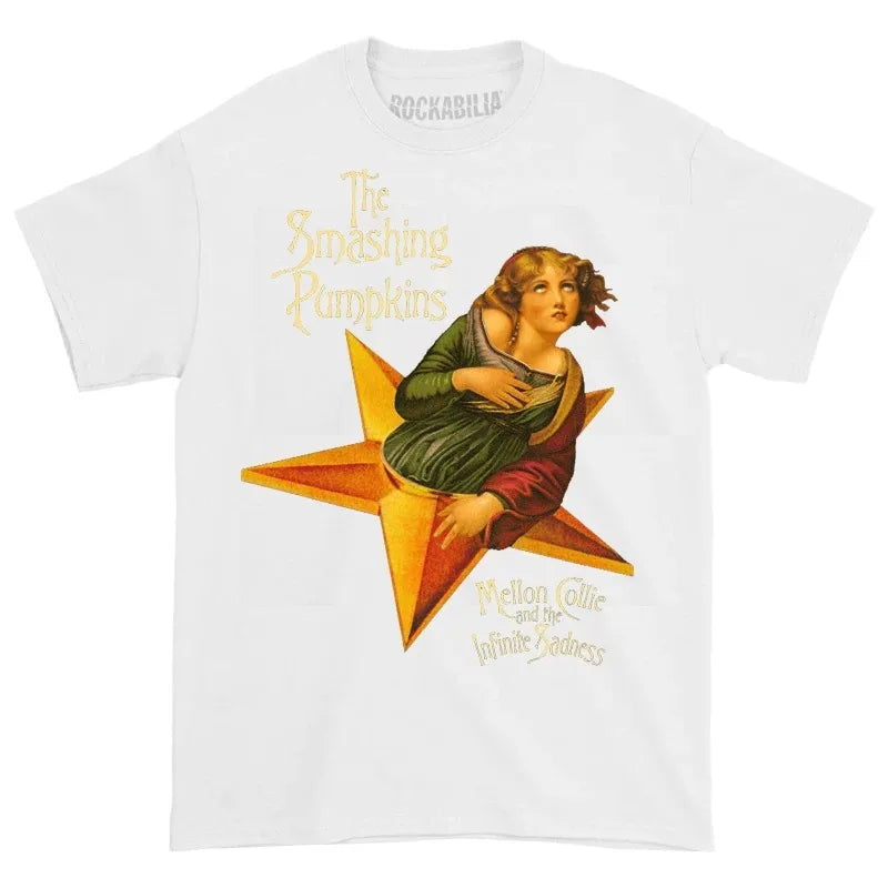 Rock Band Oversized T-Shirt - Street Y2K Short Sleeve Tee