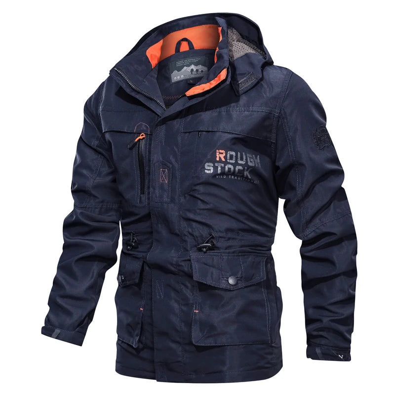Big Size Waterproof Bomber Jacket - Quick Dry Tactical Windbreaker