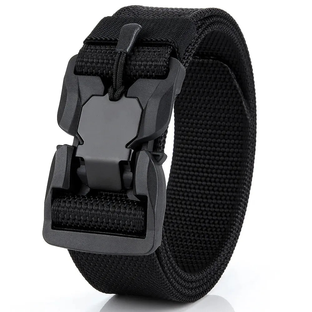 Quick-Release Nylon Tactical Magnetic Buckle Belt