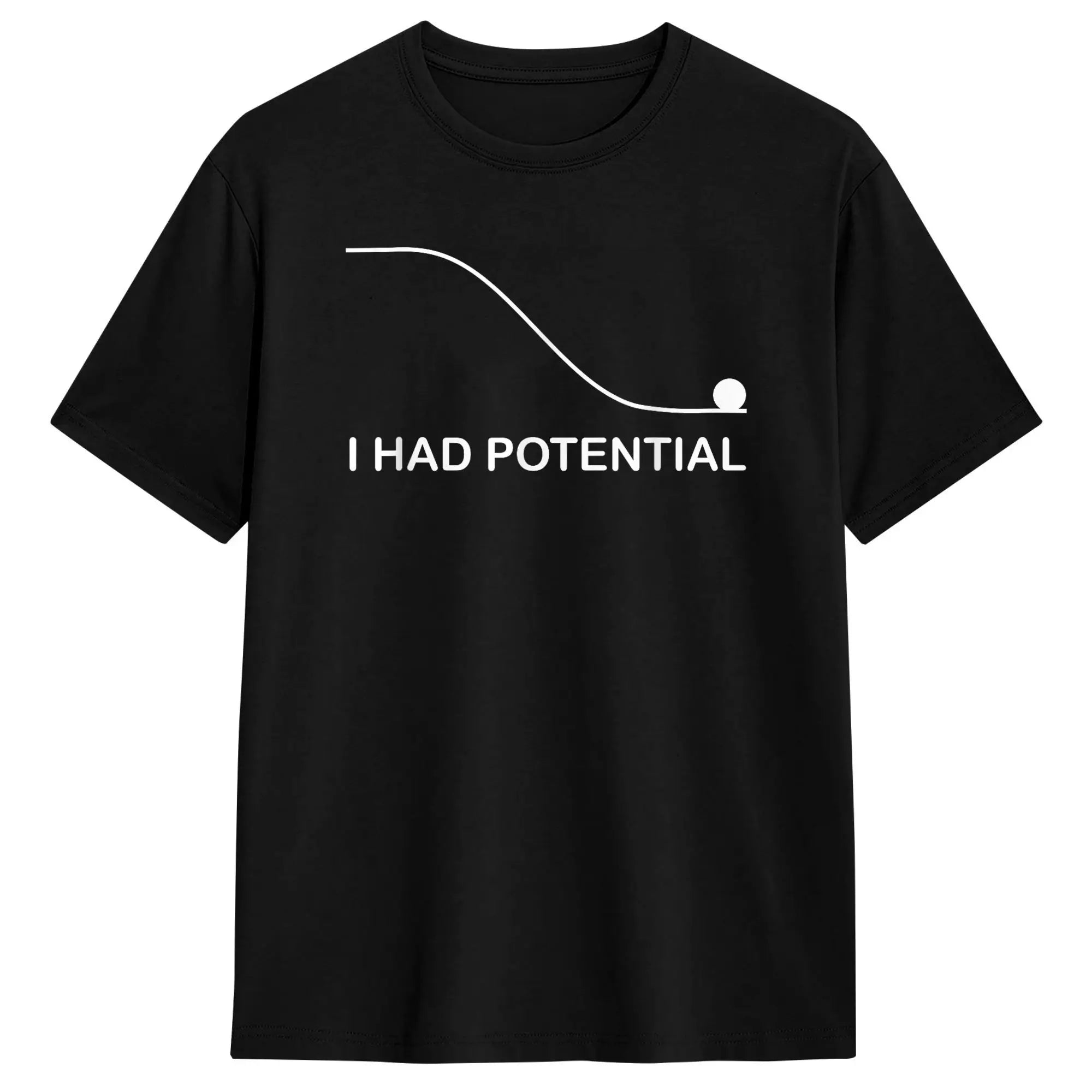 Oversized T Shirt I Had Potential.