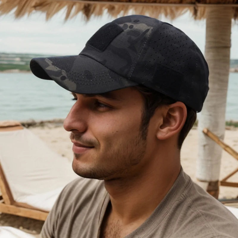 Breathable Camouflage Tactical Cap - Outdoor Military Sun Hat