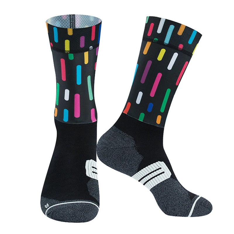 Compression Cycling Sport Socks - Anti-Slip Racing Bike Socks