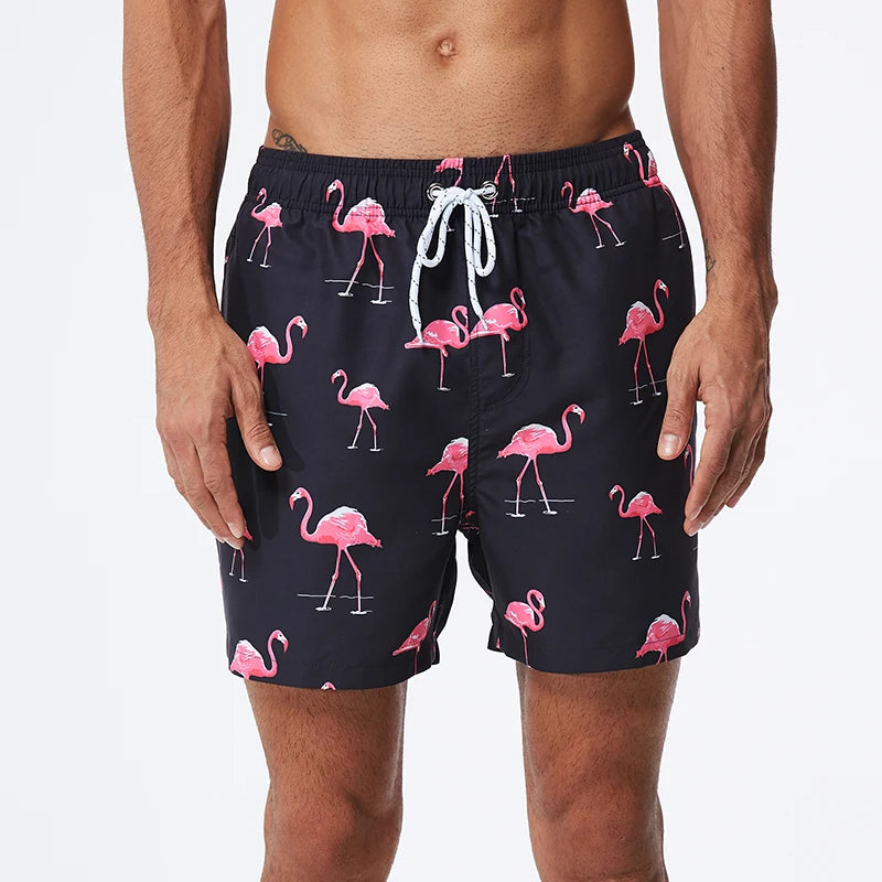 DATIFER Mesh Liner Swim Shorts - Quick Dry Surf Gym Trunks