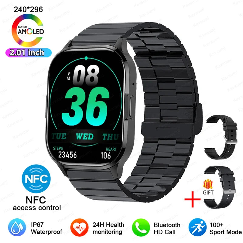 Always-On Display Smartwatch - Bluetooth Call Sports Bracelet