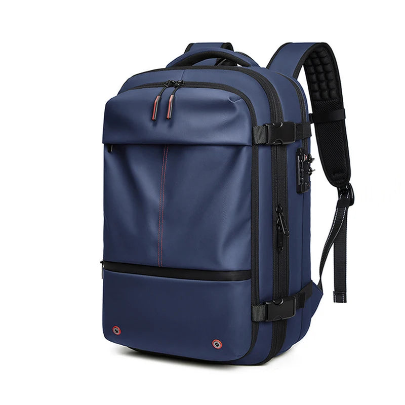 Expandable 17 Inch Vacuum Compression Travel Backpack