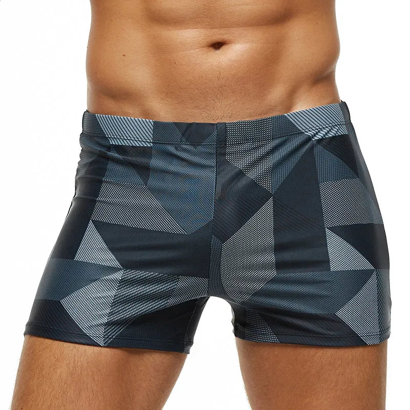 DATIFER Padded Swim Trunks - Polyamide Surf Boxer Shorts