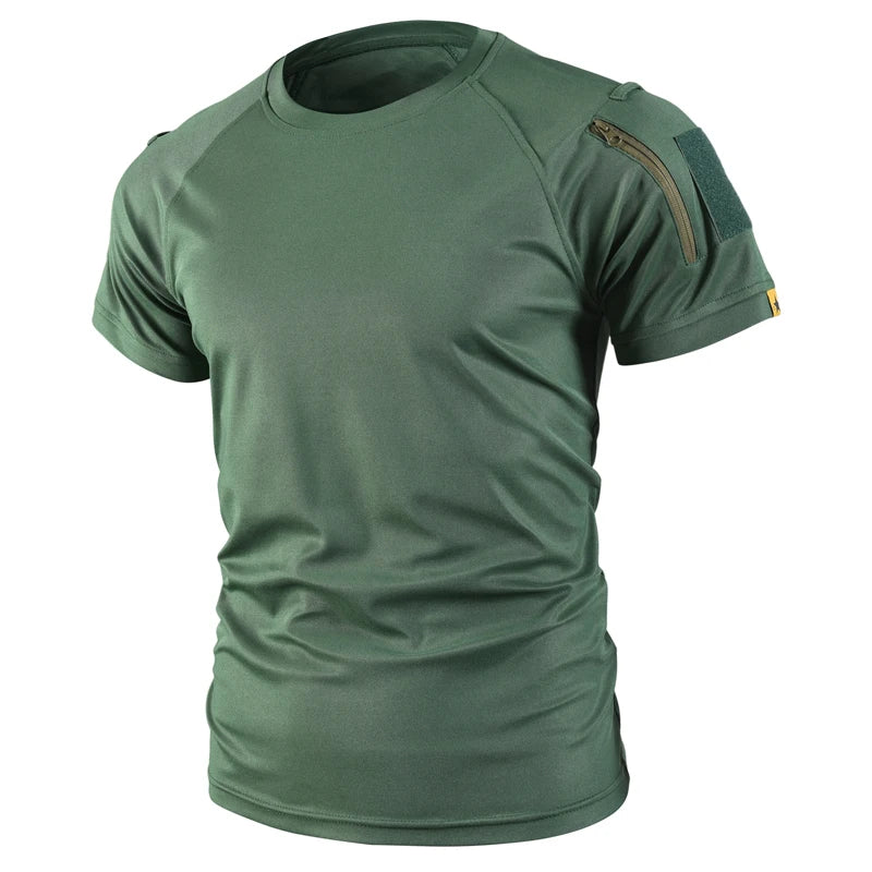 Quick Dry Tactical Combat T-Shirt - Outdoor Military Pullover