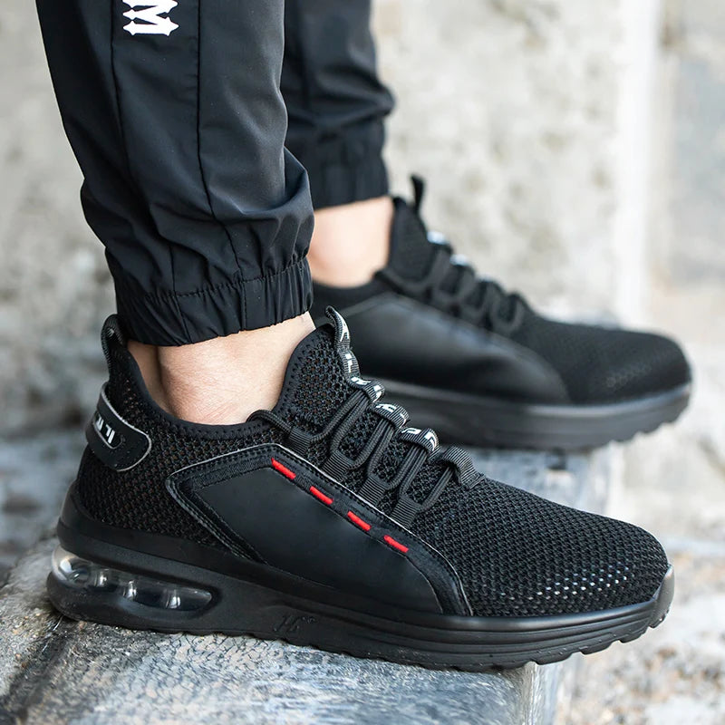 Steel Toe Anti-Smash Breathable Safety Shoes